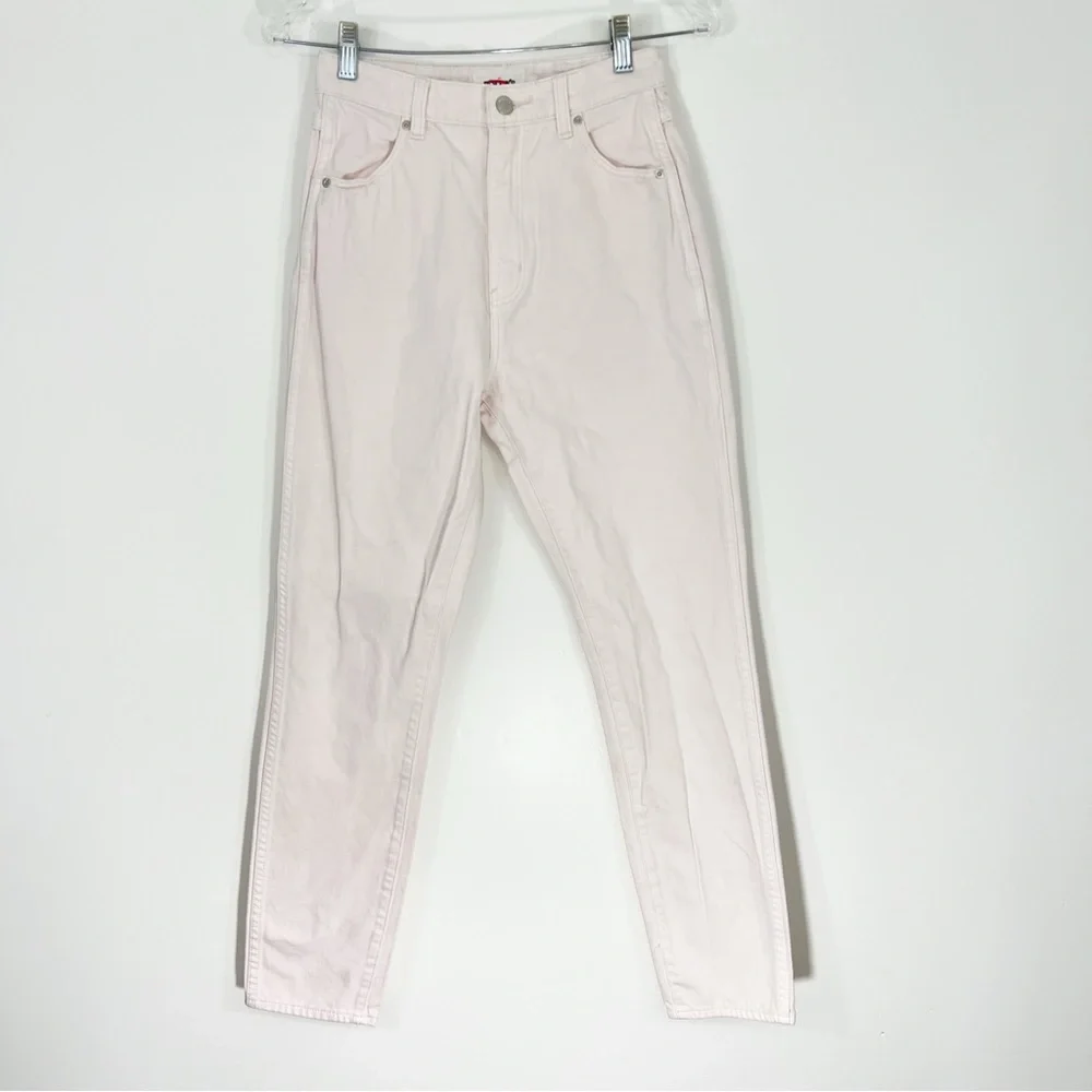 Rolla’s Dusters High Rise Relaxed Jeans in Faded Pink Size 25